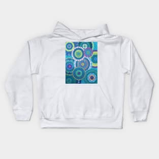 Ripples of Peacock Kids Hoodie